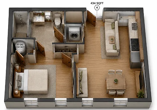 Floor plan The Arlington