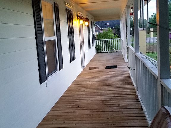 Wrap around porch for rocker