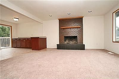 Spacious living area.