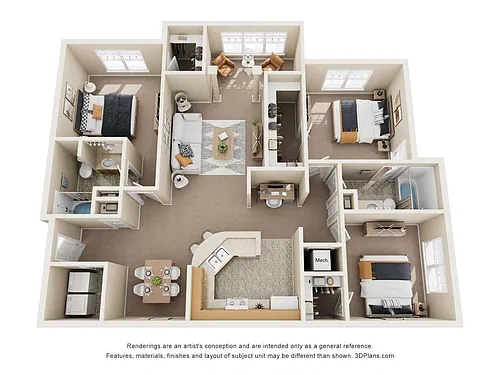 Floor plan Congaree