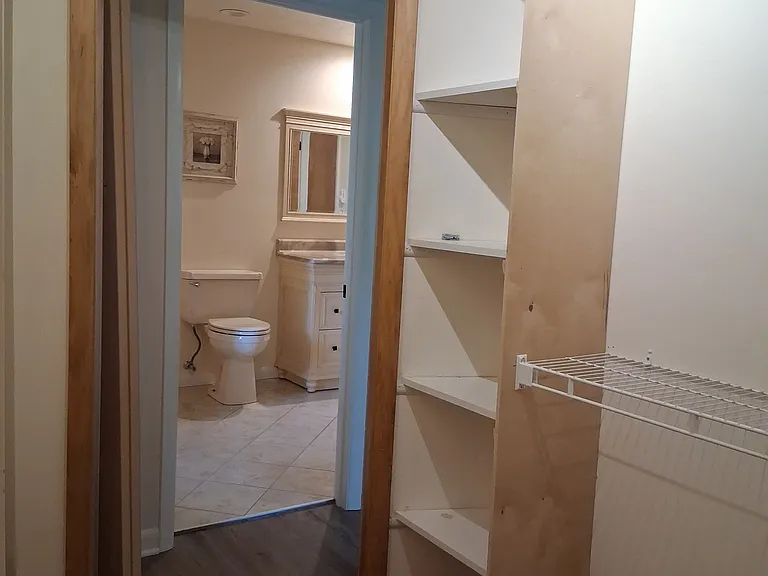 Master walk in closet