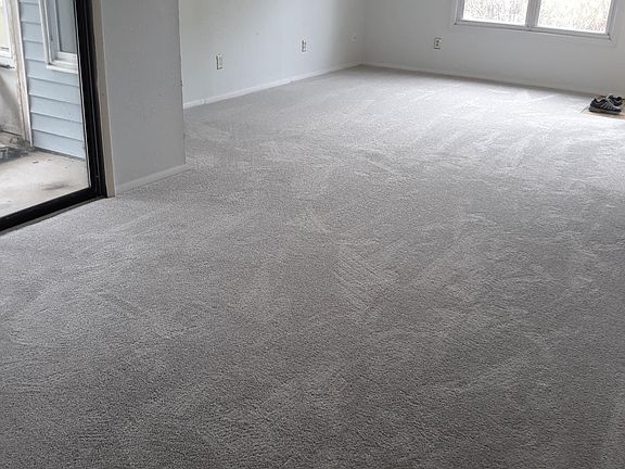 Living room and dining room