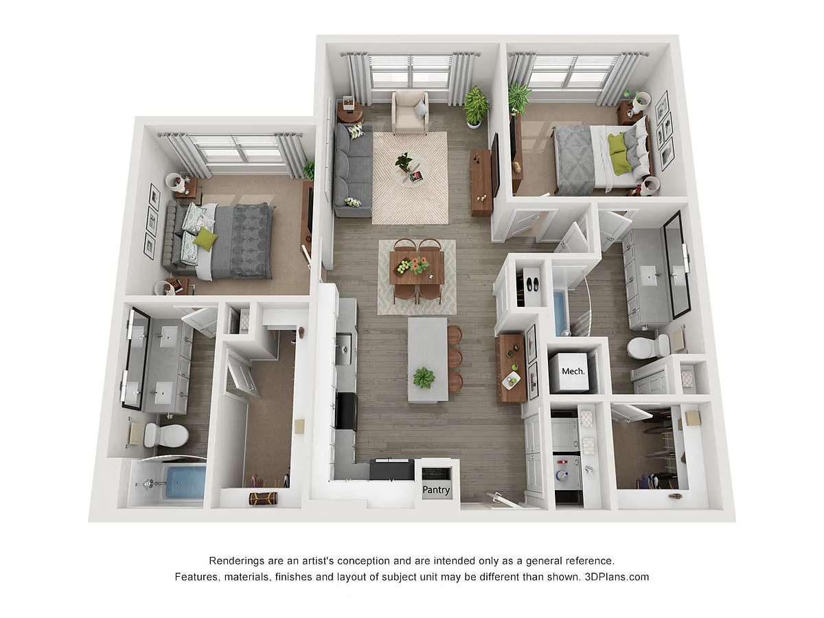 Floor plan B3a