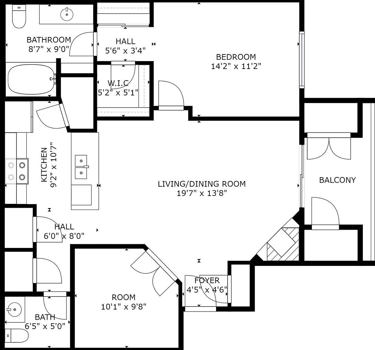 2 bed, 1.5 bath, 870 sqft, $1,950 — Photo 4