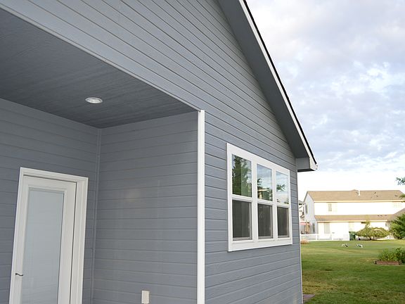 Back covered patio