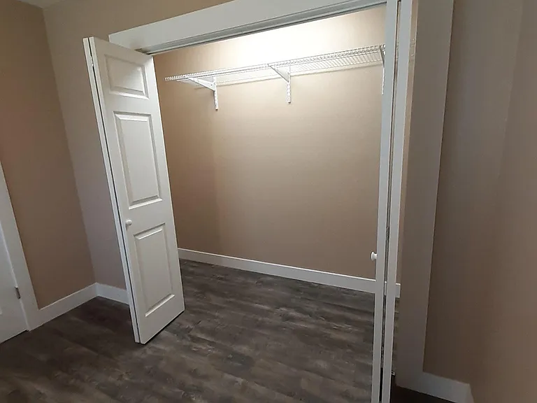 Master Bedroom with Large closet.