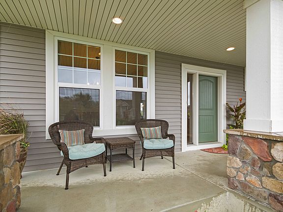 Covered front porch