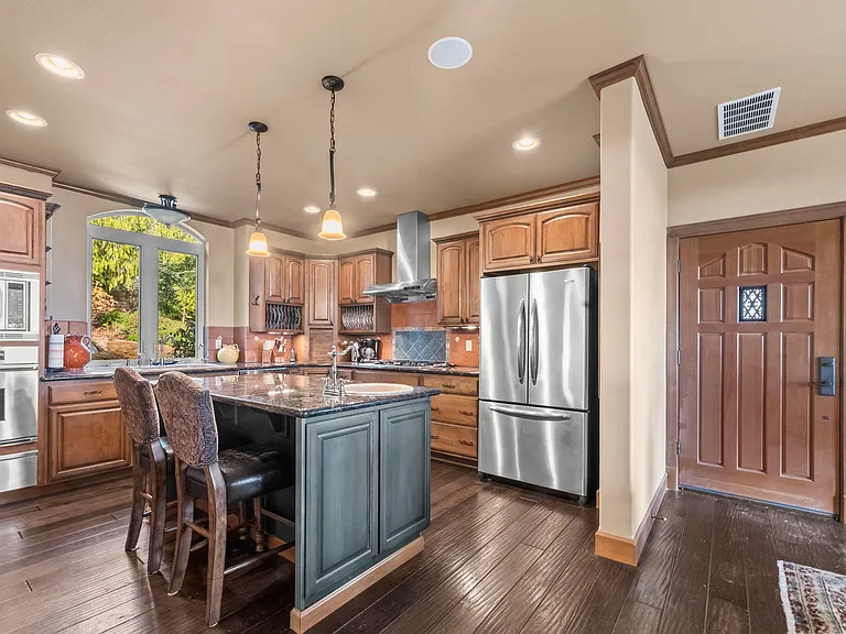 Kitchen, Back Door w/ Breezeway to Garage