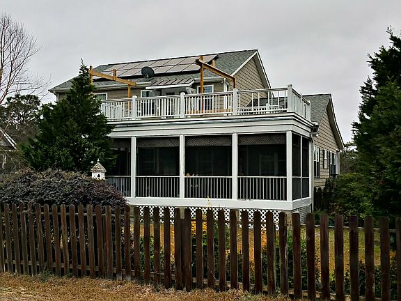 East view looking from lake