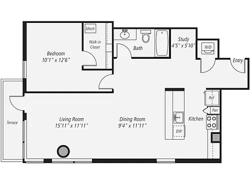 Floor plan A25