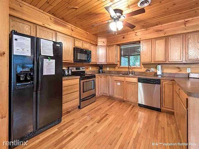 The airy, open kitchen