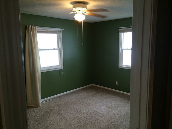 Bedroom on back side of house