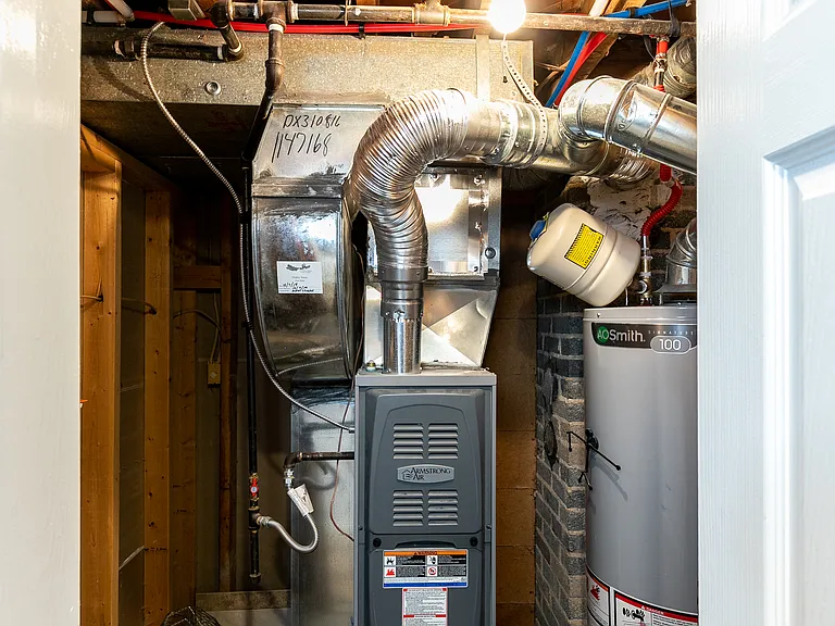 furnance room. House has all new pex piping & newer hot water heater