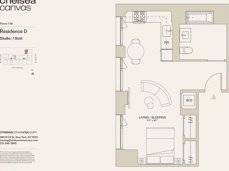 280 W 24th St #8D — Photo 2