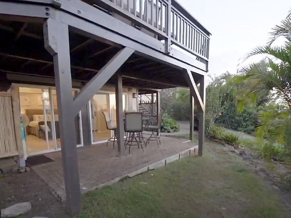 Lanai area with room for outdoor seating