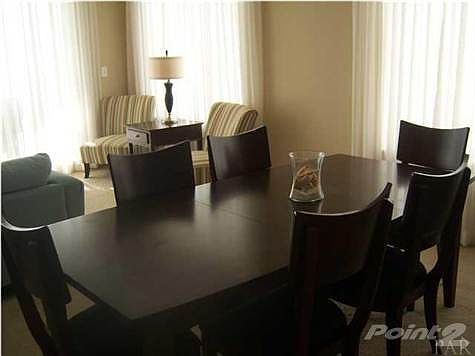 The living room is open and spacious.