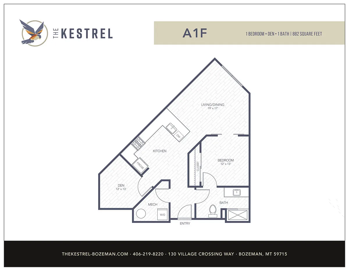 Floor plan A1F - Den