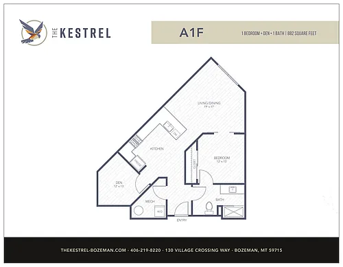 Floor plan A1F - Den