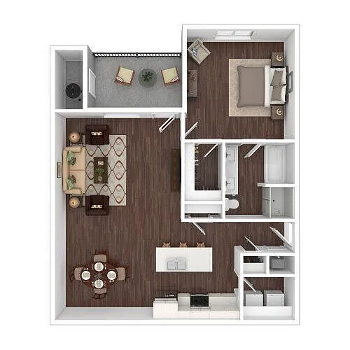 Floor plan 1X1