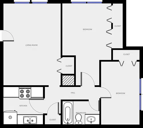 Floor plan Western Pine WD