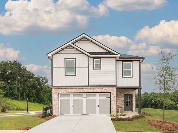 The Dallas floorplan with the Elemental White interior packages modeled at Hawthorne Station