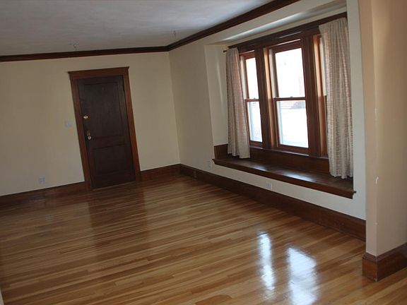 Living Room with Built in bench