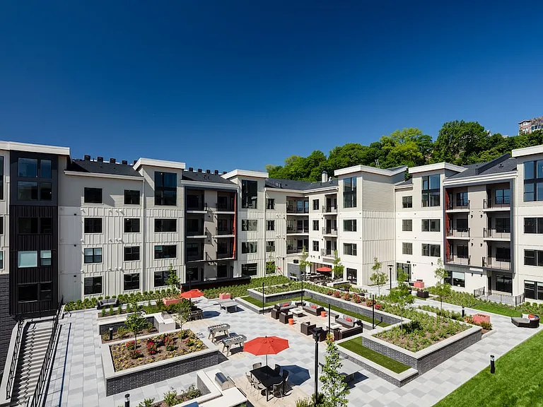 Russell Building Brand New Courtyard
