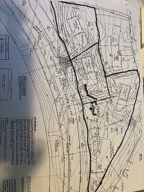 Map of 3 lot subdivision