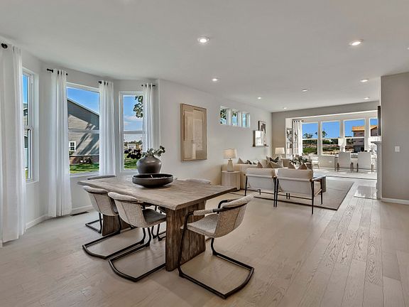 Spacious Cafe, Open to the Kitchen and Gathering Room