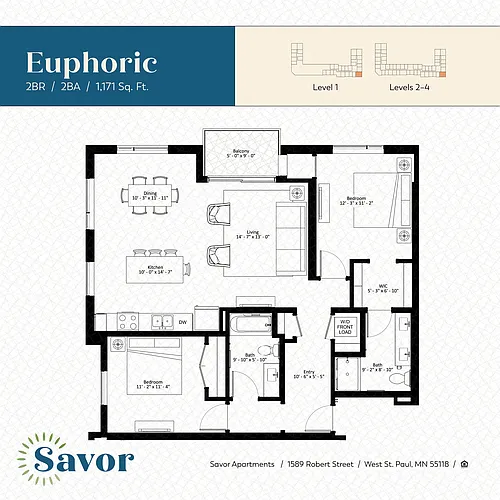 Floor plan Euphoric