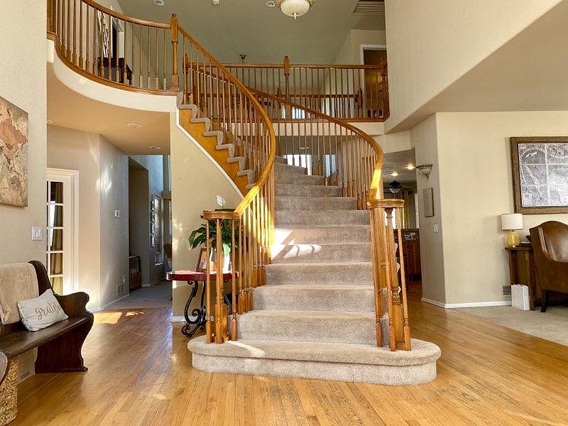 Grand Entry with 4 Beds and 2 full baths upstairs - Office and full bath on left