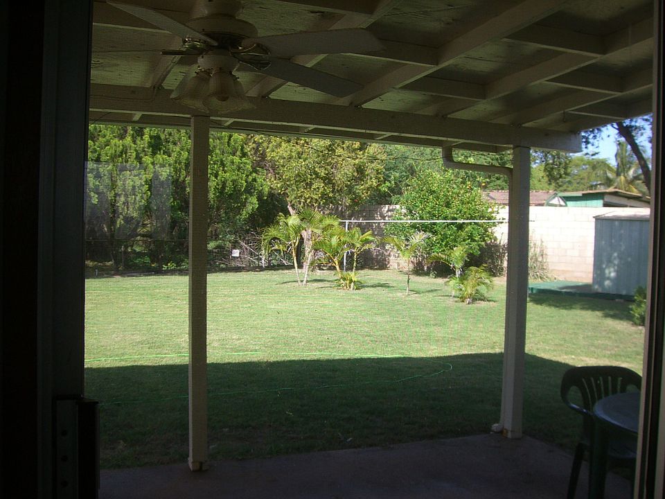 Back yard toward ocean