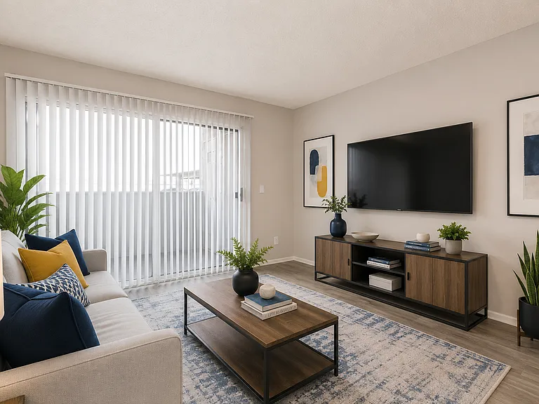 Living Room - Digitally Staged