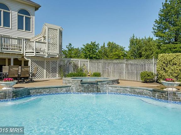 Pool and elevated Spa