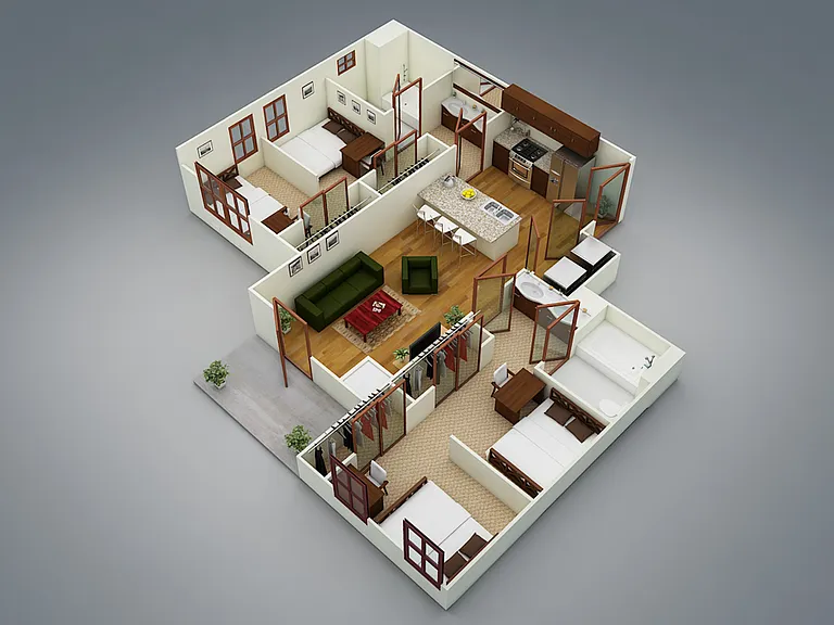 Metro Park East - MOD 14 - Super 2 - 2 Beds - 2 Baths - 240 Sq. ft.