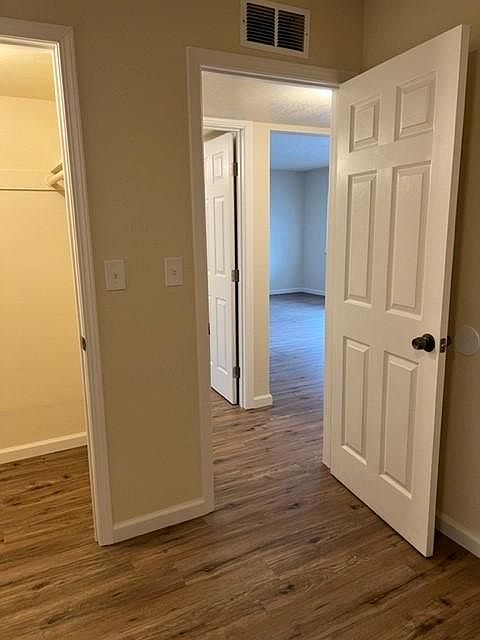bedroom with walk-in closet