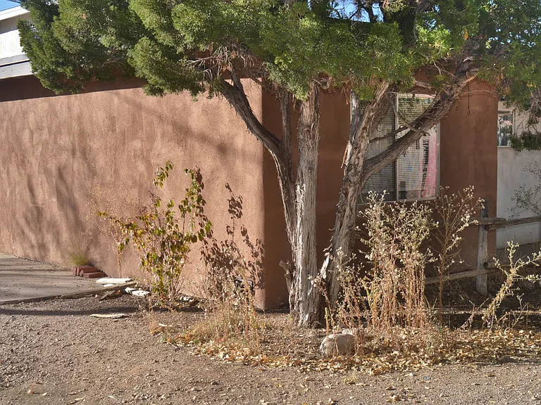Front view, looking Northwest
