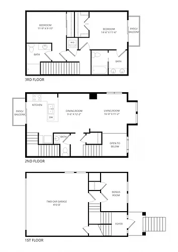 Floor plan C18 2x2.5den