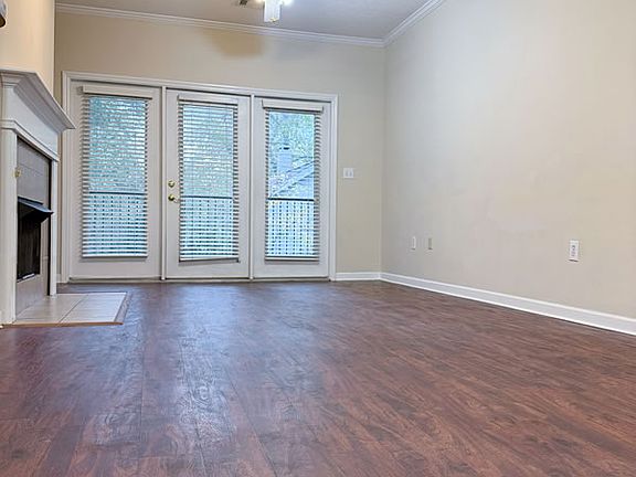 Great room back door opens onto a porch/balcony.