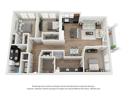 Floor plan The Gandy Dancer