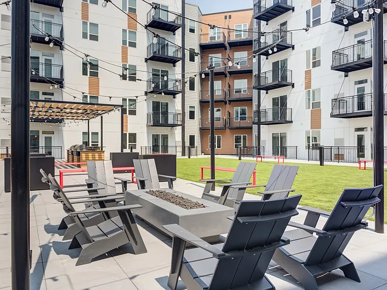 Outdoor Patio with Fireplace
