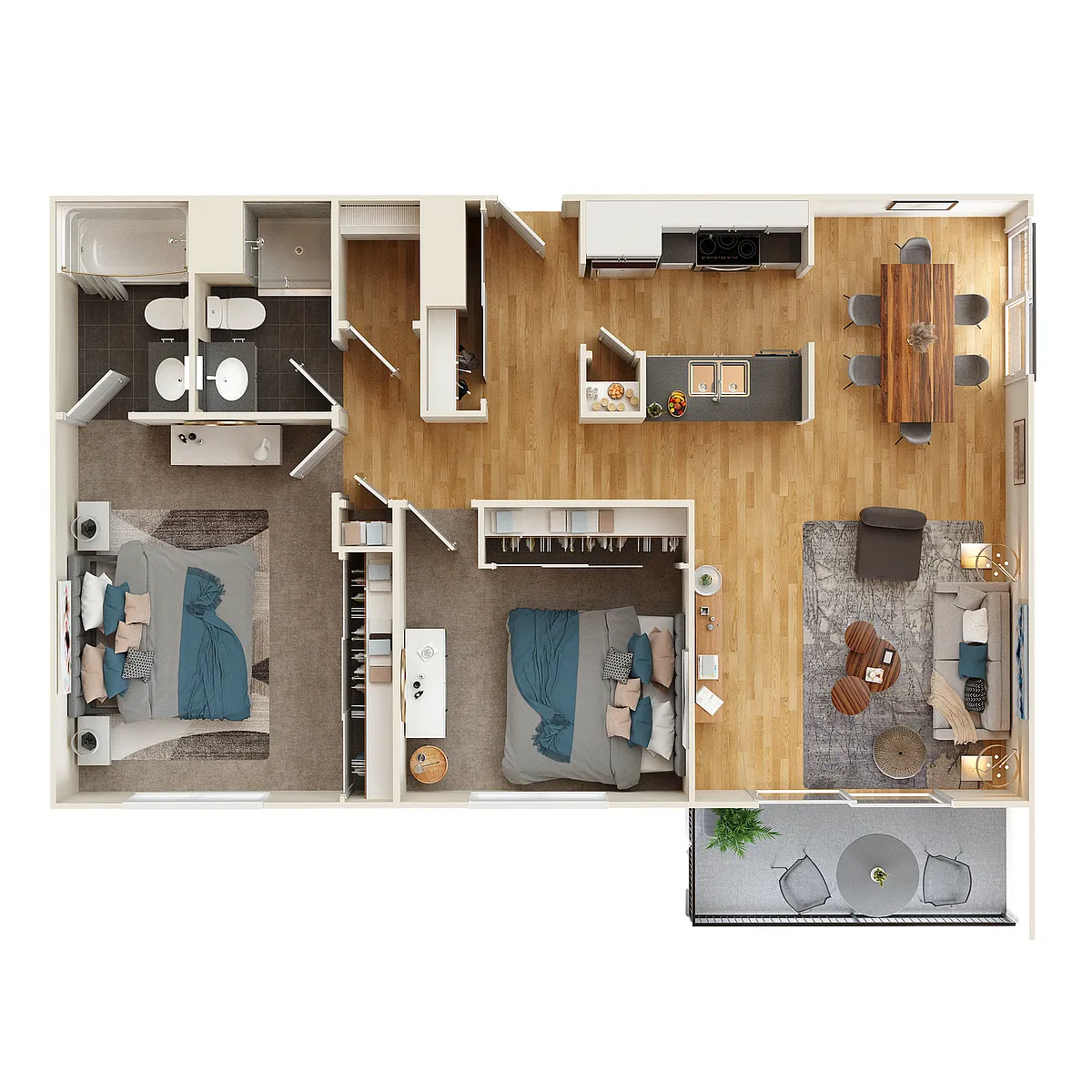 Floor plan B2
