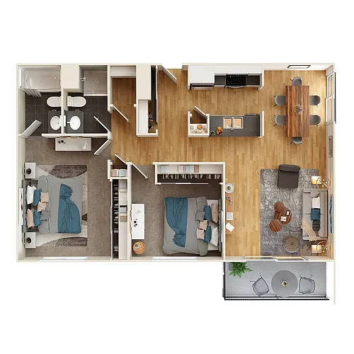 Floor plan B2