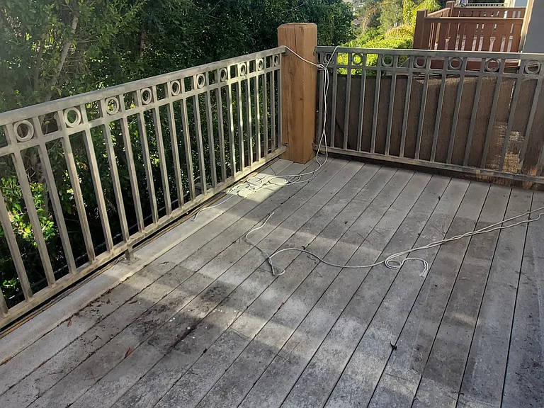 Master bedroom balcony
