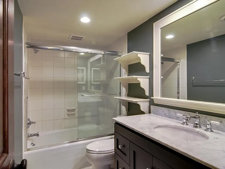 upstairs remodeled full bath