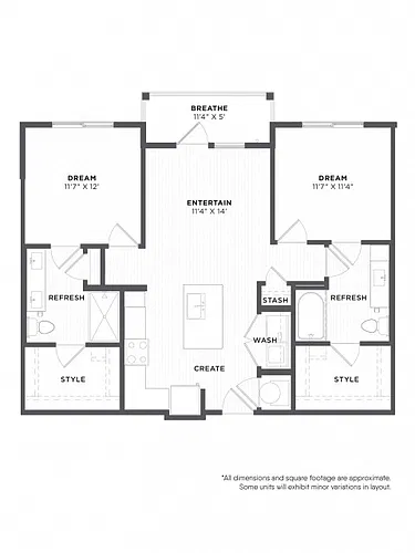 Floor plan B1