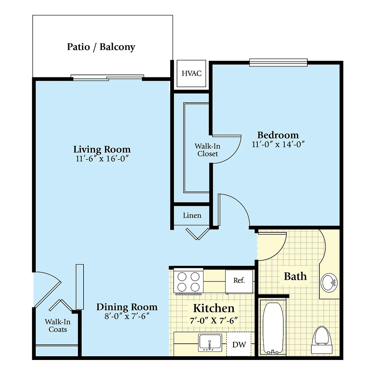 Floor plan The Arlington