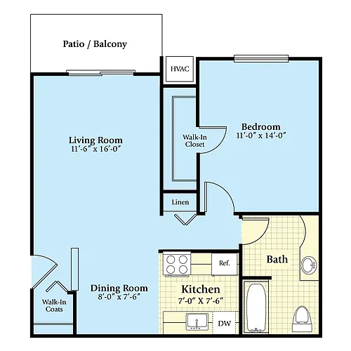 Floor plan The Arlington