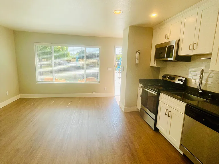 1x1 - 480 SqFt - Kitchen / Living Room