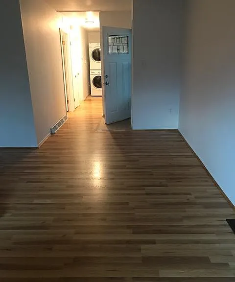 living room and hallway to bedrooms/ bath and laundry.